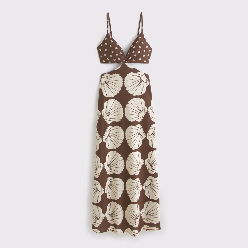 Abercrombie & Fitch M cutout maxi NWT